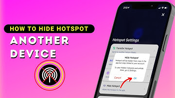 how to hide hotspot on another device