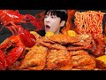 ASMR MUKBANG | 직접 만든 해물찜 대왕 킹크랩 문어 팽이 버섯 먹방 &amp; 레시피  KING CRAB, OCTOPUS, SEAFOOD