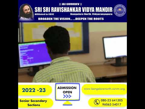 Welcome | SSRVM Bangalore North | Senior Secondary School