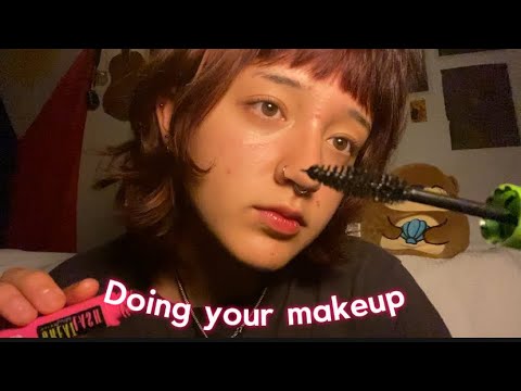 ASMR| Your Friend Does Your Makeup At a Sleepover 💄
