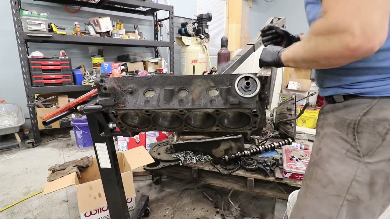 289 Очистка и разборка двигателя