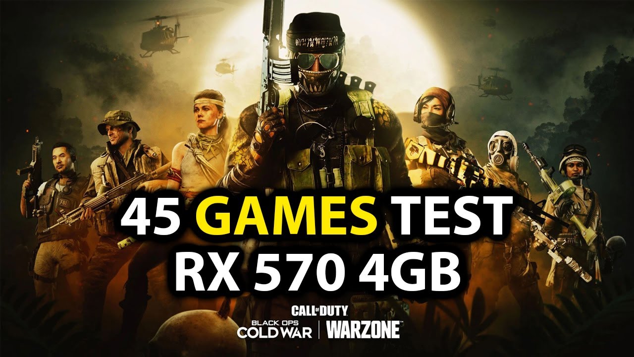 RX 570 4GB - 45 Best Games Test - i5 4590 - 1080p