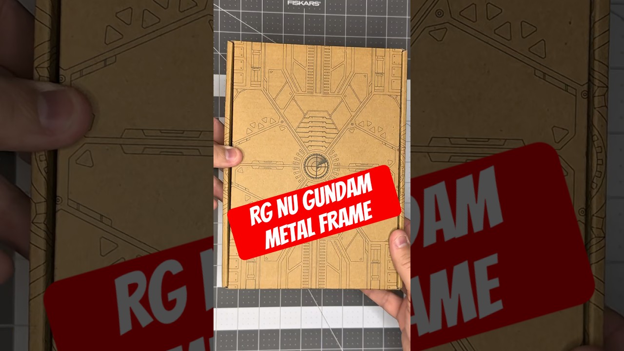 Unboxing the RG Nu Gundam Metal Frame 