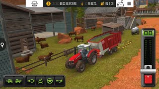 Fs18 farming simulatör 2018 / inek beslemek ve süt satmak / feed cows and sell milk / # 178 HD / screenshot 3