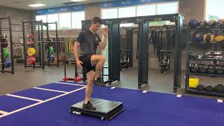 Low Box Step (Hip Lock)