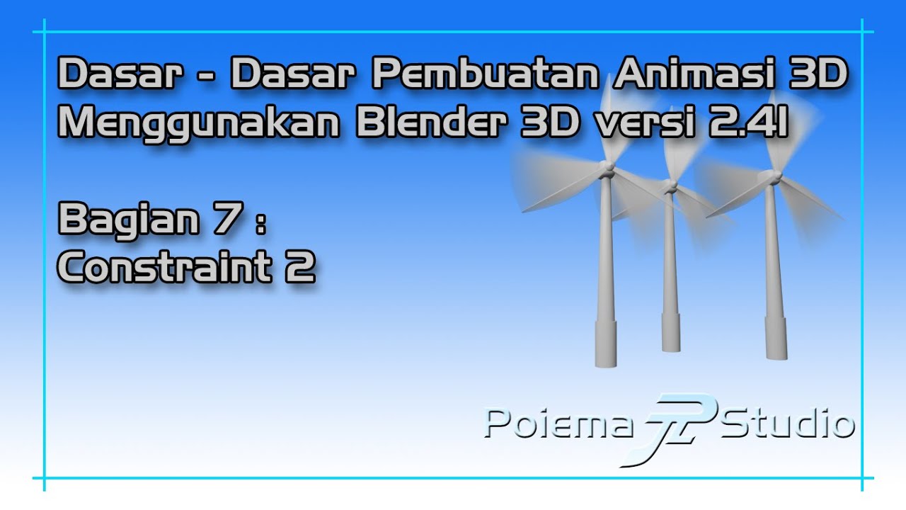 Dasar - Dasar Pembuatan Animasi menggunakan Blender 3D versi 2.41 ...
