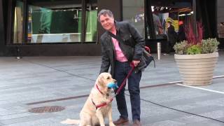 Edward Grinnan and Gracie Visit 'Good Morning America' Content