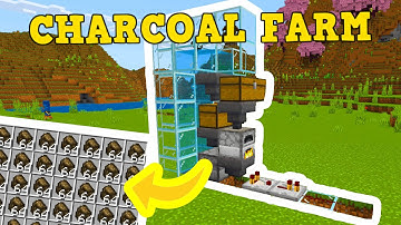 Best Minecraft 1.20 CHARCOAL FARM TUTORIAL!!!