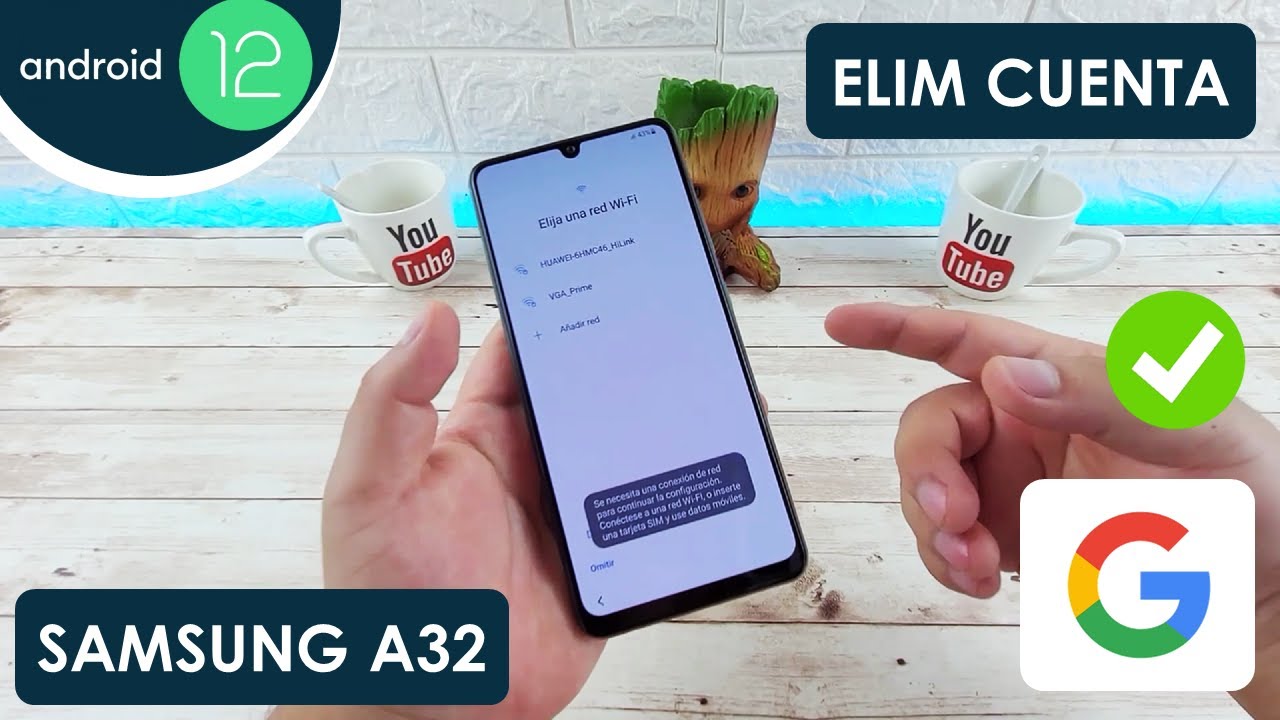 Eliminar Cuenta de Google Samsung Galaxy A32 | Android 11 | Sin PC ...