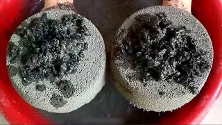 👉 New 🎥 Gritty Charcoal⬛ Hole Bowls 🕳 Full Dipping Crunchy Soft Full Tub Crumbling In 💦 Paste Play