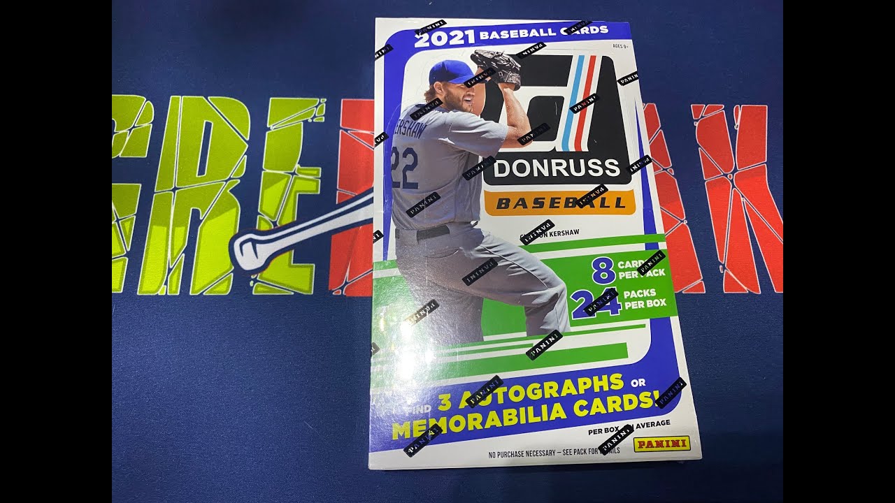 2021 Donruss Baseball Hobby Box Opening!! 3 Hits Per Box And A Ton Of