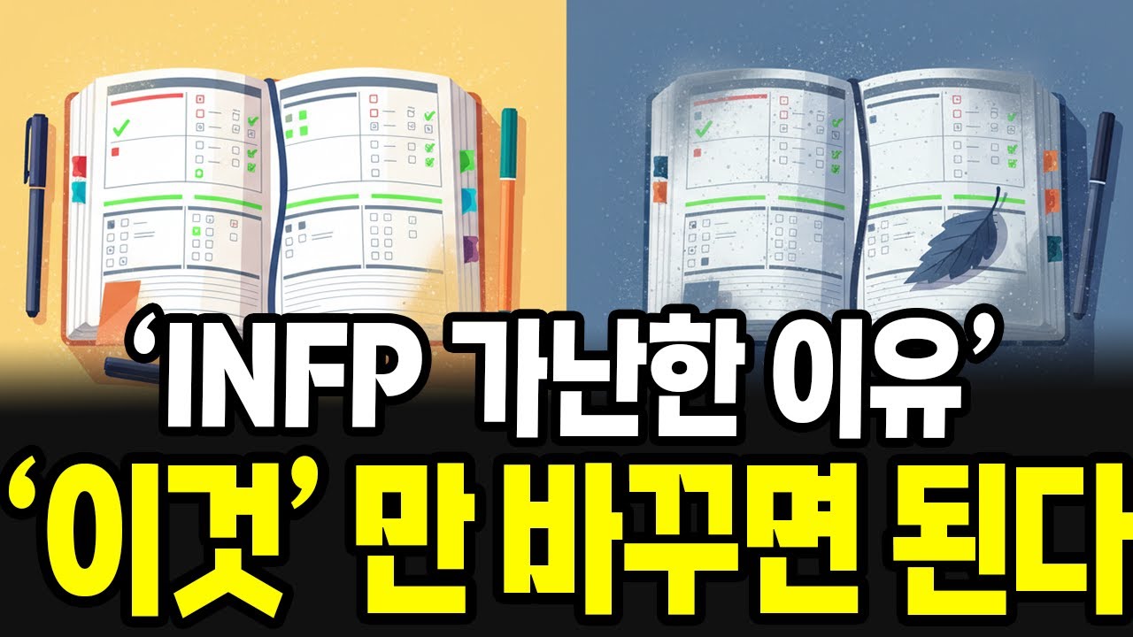 INFP들의 실행력 높이는 방법, 뇌과학이 증명한 인프피 전용 활용법
