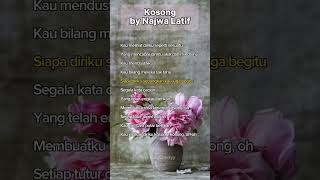 Kosong By Najwa Latif  Short S najwalatif kosong lagu laguviral lirik liriklagu