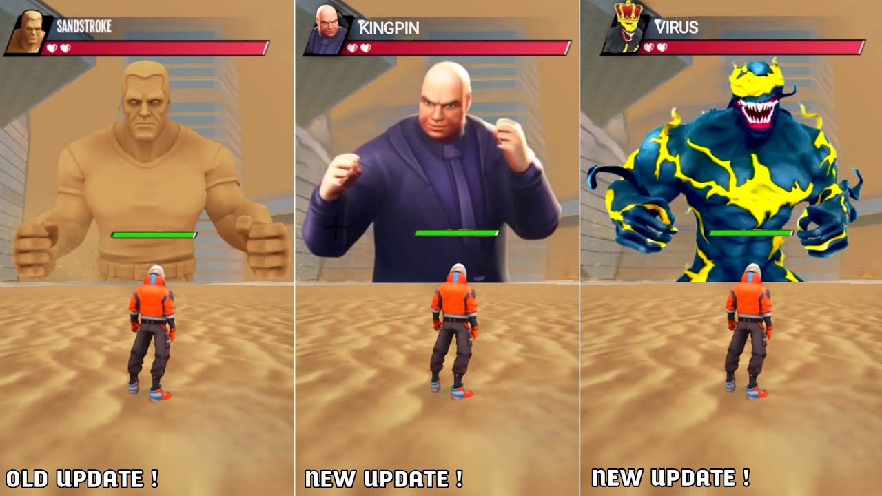 Spider Fighter 3 New Boss Update🔥All Villains Fight