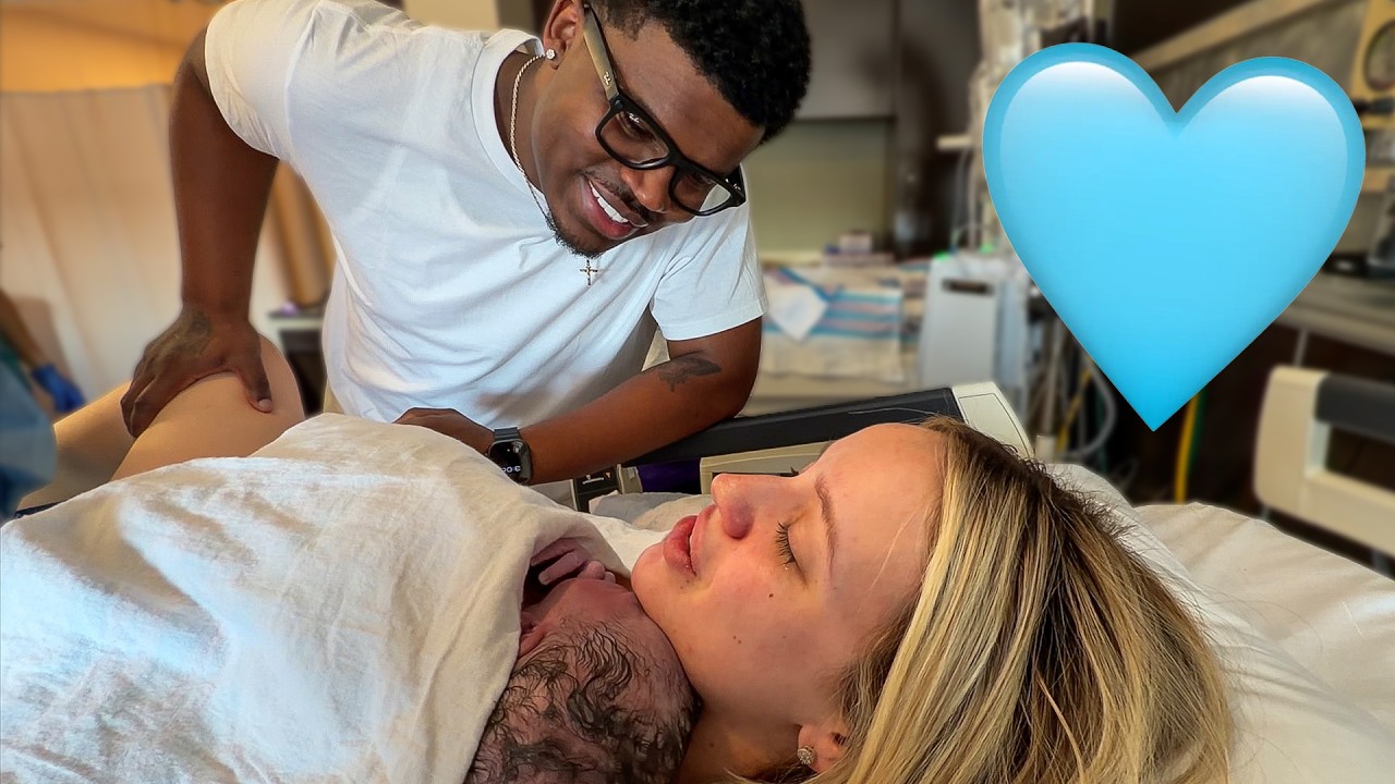 Meeting Our First Baby Boy For The First Time! *Live Emotional Birth*