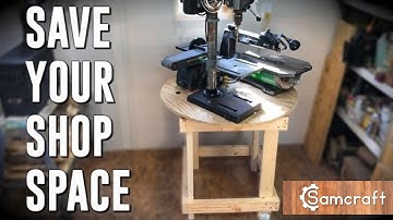 Rotating Benchtop Tool Carousel | Woodworking DIY How To