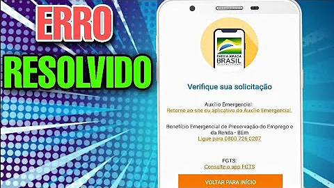 Quando vou entrar no Caixa Tem aparece verifique sua solicitação?