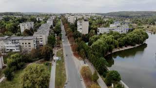 Новий Розділ - вид міста 2019 landscape - Ukraine - view of the city from a height