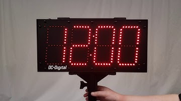 DC-60UT-BTC (Multi-Sport, Portable, Multi-Function Timer/Clock Display, Battery, Tripod Mount)