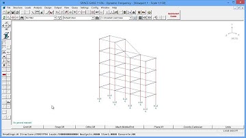 SPACE GASS Dynamic Frequency Analysis