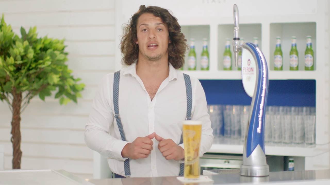 The Perfect Pour - Peroni Nastro Azzurro Pint (Intrinsics Messaging)