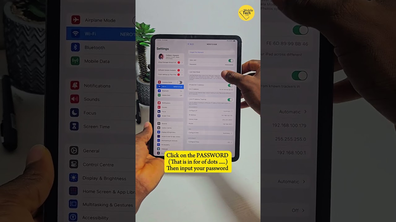 How to See WIFI PASSWORD on iPAD