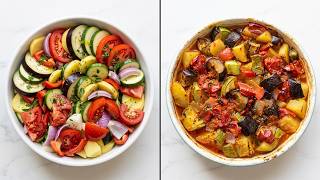 Greek Briam 🇬🇷 Healthy and Delicious Roasted Vegetables! screenshot 3