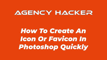 How To Create An Icon Or Favicon In Photoshop Quickly