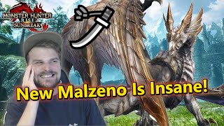 Primordial Malzeno Is Amazing! Monster Hunter Rise Sunbreak Longsword Gameplay