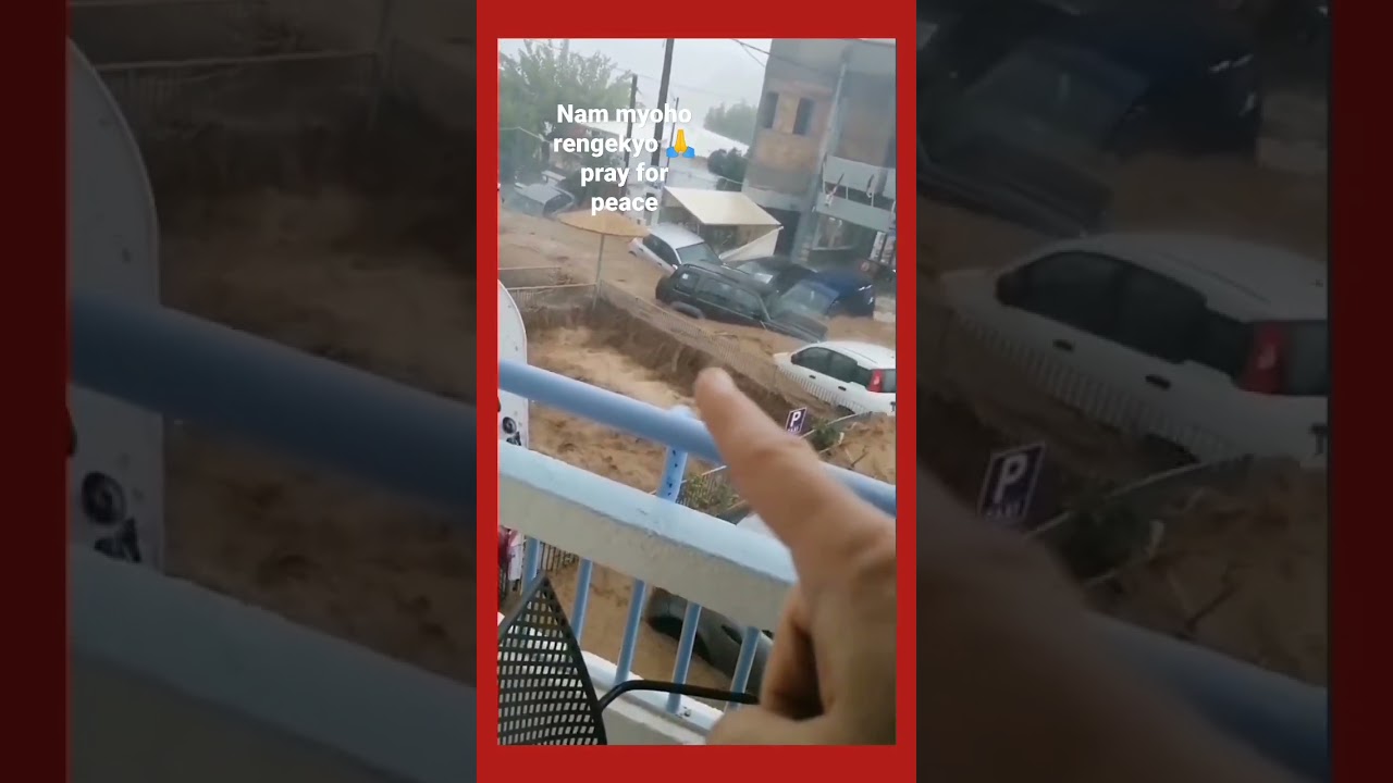 The world has changed | heavy rain flash flood in Crete, Greece