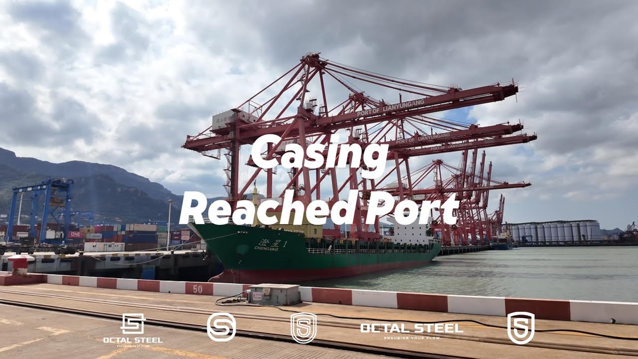 Casing Pipe Shipment — On‑site Loading & Stacking Footage — OCTAL - YouTube