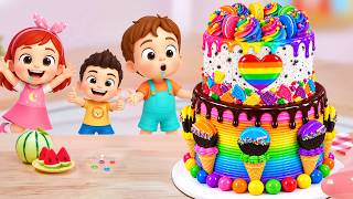 Yummy Rainbow OREO Chocolate Cake Must Try Miniature Cake Recipe Sweet Cake Master