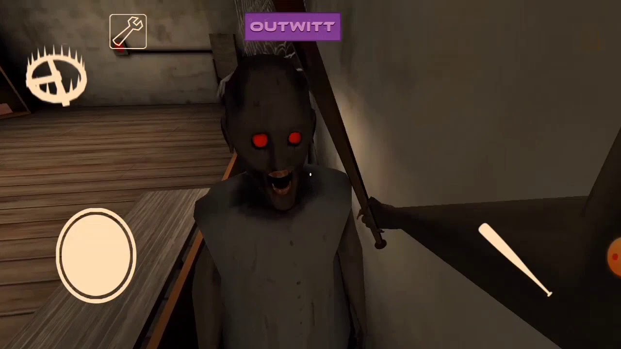 Playing granny outwitt mode/granny house/granny horror game/how to play