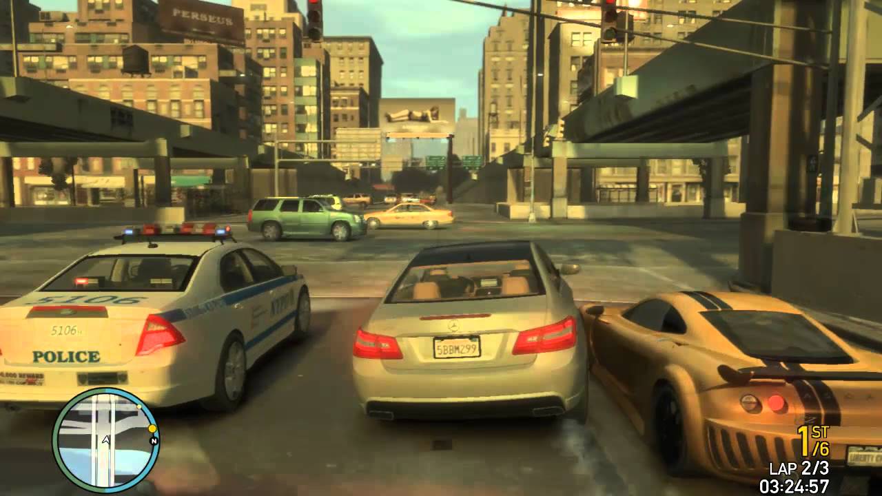 GTA IV CUSTOM CAR RACE (PC) - YouTube