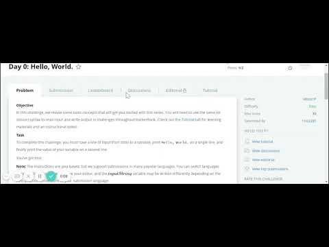 Day 0  Hello, World    HackerRank Java Code