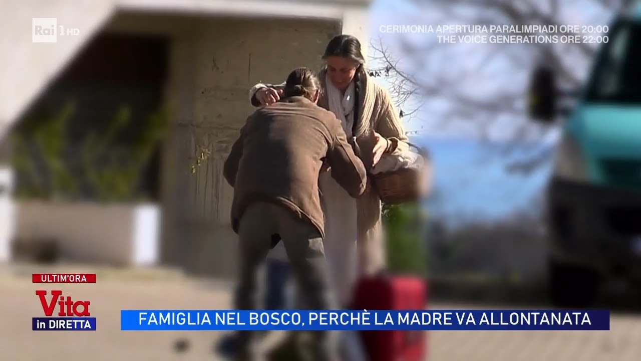 Famiglia nel bosco, Catherine allontanata dai figli - Vita in diretta 06/03/2026