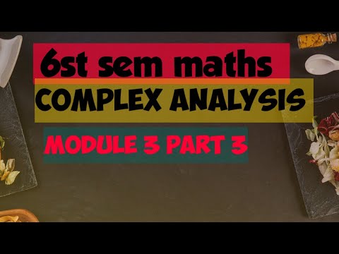 complex analysis module 3 - YouTube