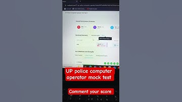 UP POLICE COMPUTER OPERATOR MOCK TEST | #uppolice #jeevansakshi r #shorts #viral #jeev