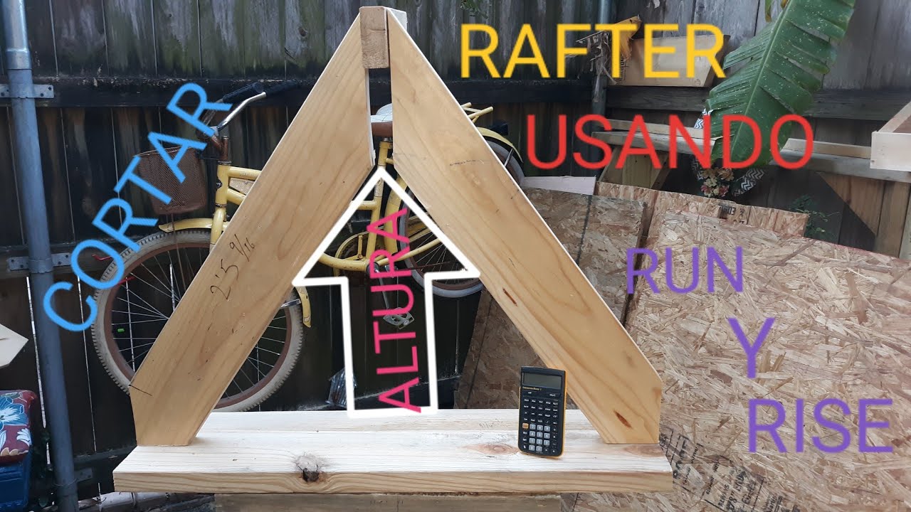 COMO CORTAR RAFTER HOW TO CUT RAFTER YouTube