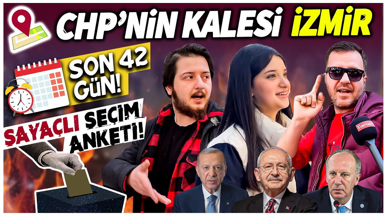 ⁣Seçime 42 gün kala CHP'nin kalesi İzmir Muharrem İnce hakkında ne düşünüyor? Sayaçlı Seçim Anke