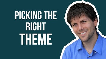Picking the Right Theme -- How to Build Your Author Website