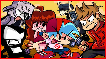 "STRESS" but Every Turn Another Character Sing It - Friday Night Funkin Animation