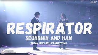 Seungmin and Han ‘RESPIRATOR’ (debut live) 240331 - Stray kids 4th Fan meeting Magic School