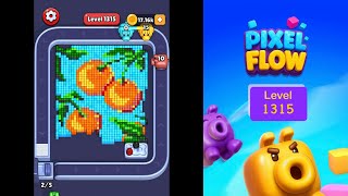 Pixel Flow Level 1315 Solution full walkthrough 