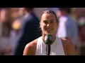 "I thought I was about to go out" | Aryna Sabalenka | Quarter-final On-court Interview | Wimbledon