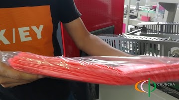 garbage bags packing machine，plastic film seal pack the rubbish bags