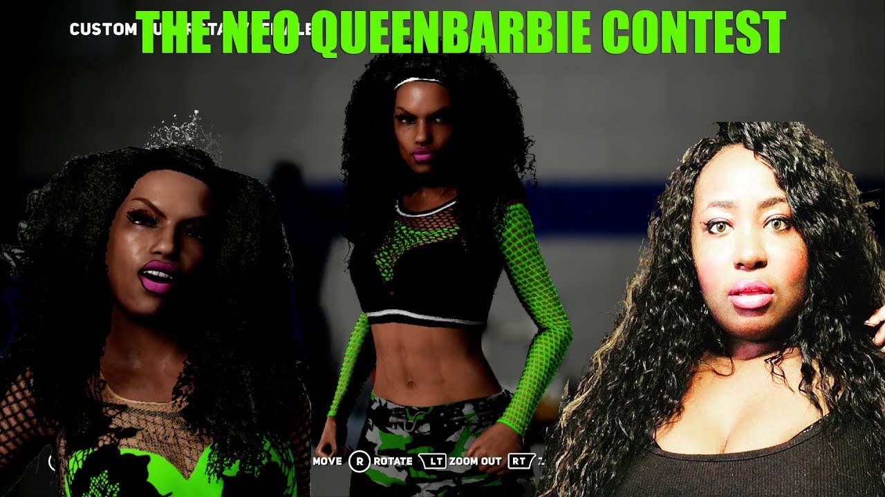 WWE2K18 |THE NEO QUEEN BARBIE CONTEST