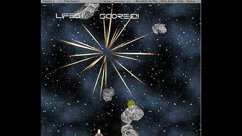 space shooter demo - unity videogame development