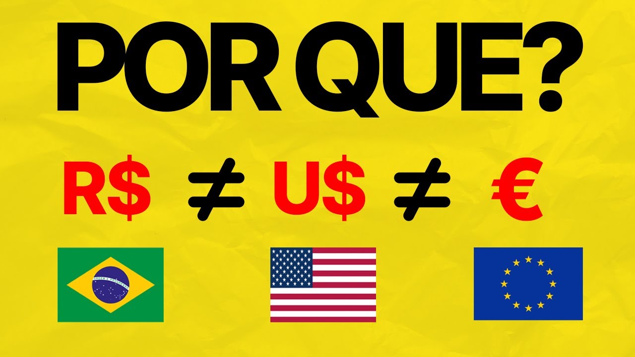 Por que moedas de outros países têm valores tão diferentes?