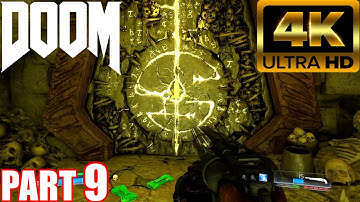 ドゥーム DOOM Walkthrough Gameplay Part 9 - Titans Realm / Xbox One X in 4K